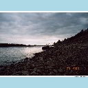 Niedrigwasser in Eltville am 29.09.2003